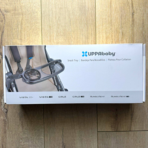 Uppababy black snack - black, tray